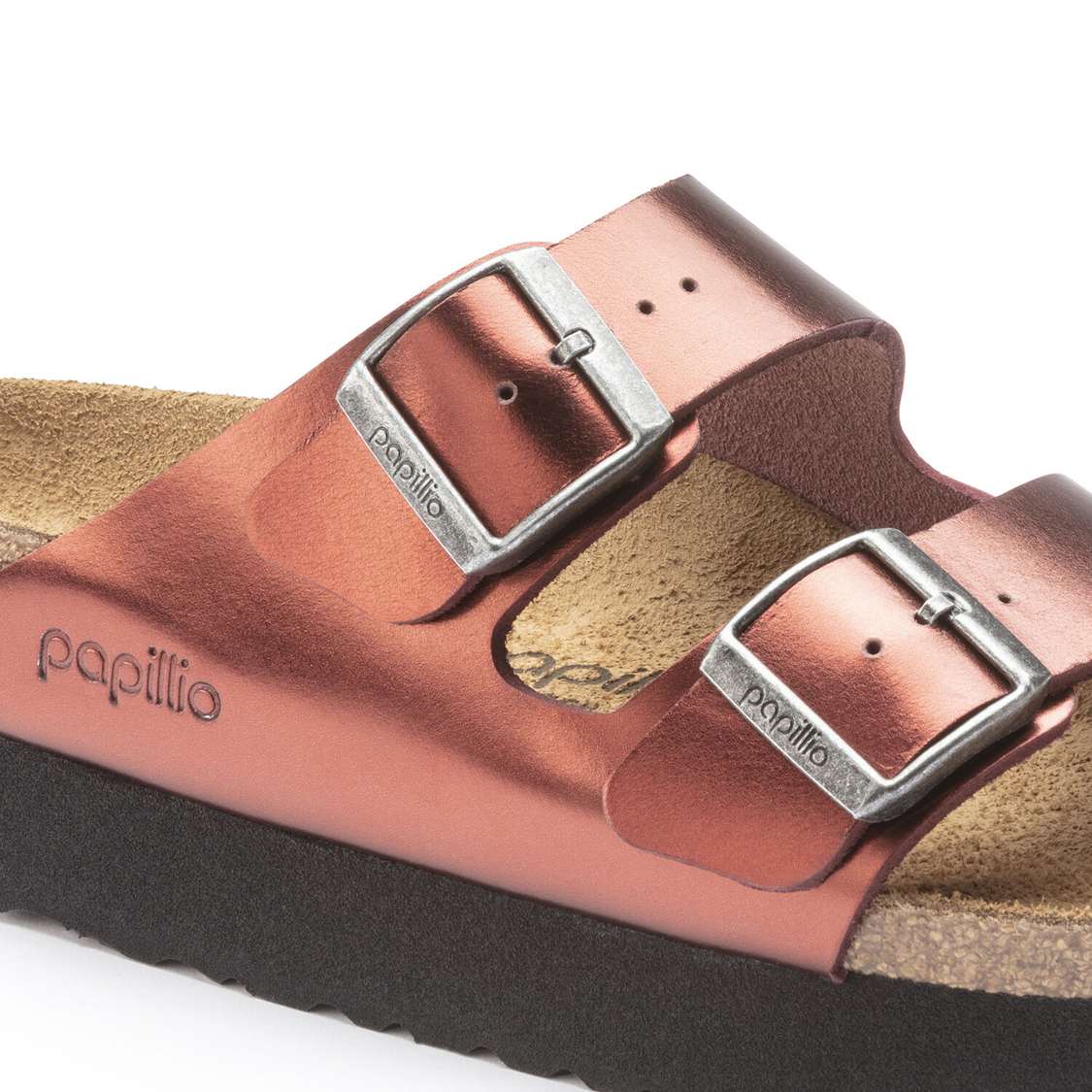 Yellow Birkenstock Arizona Platform Leather Women's Two Strap Sandals | olSQANUrWQL