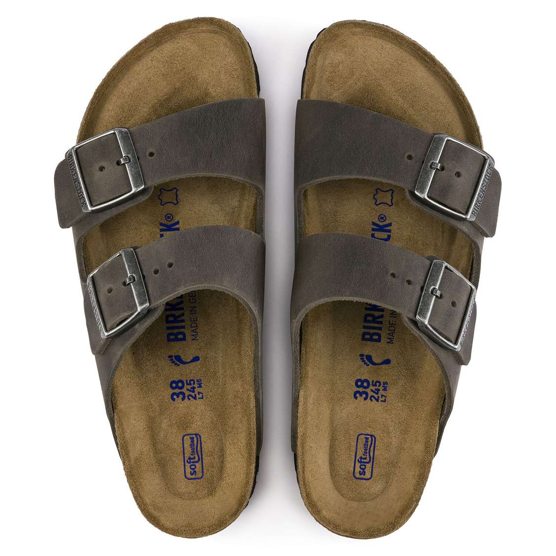 Yellow Birkenstock Arizona Soft Footbed Oiled Leather Men's Two Strap Sandals | 1GqQOiaXJ6j