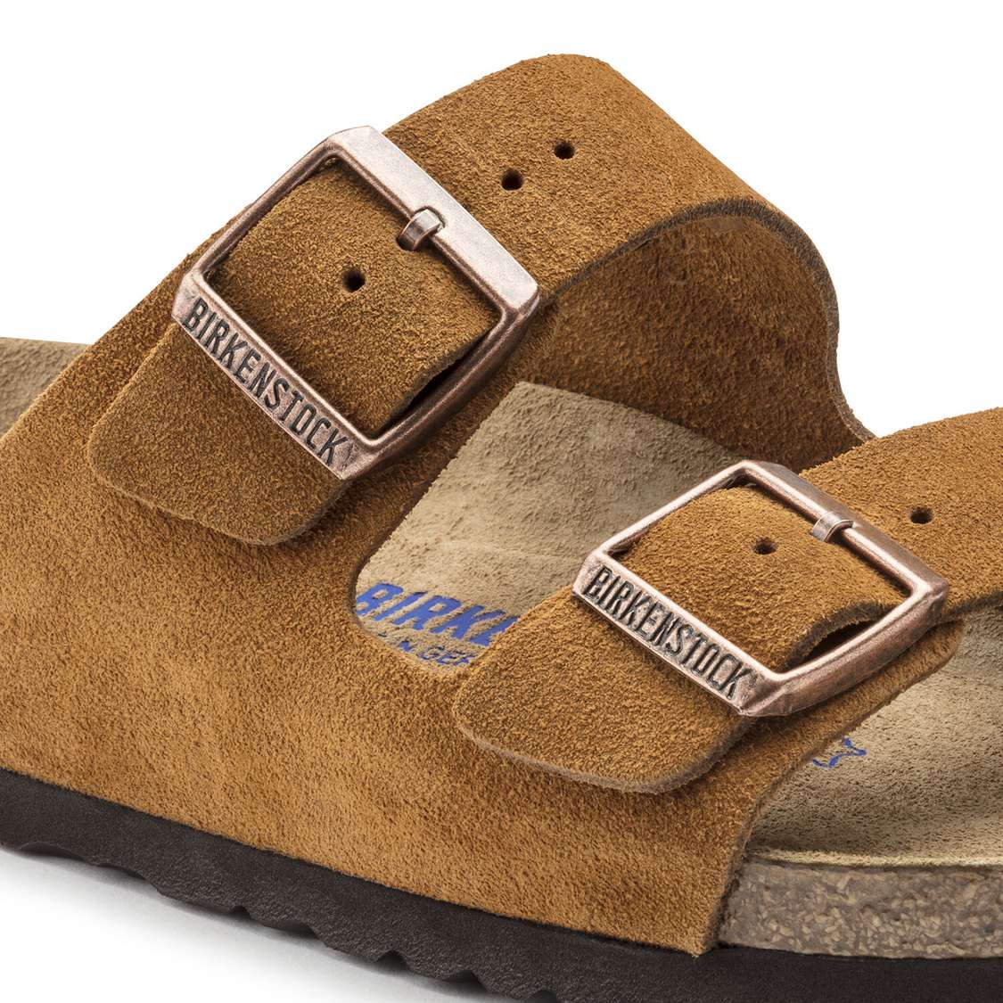 Yellow Birkenstock Arizona Soft Footbed Suede Leather Men's Two Strap Sandals | iIc66VYTEso