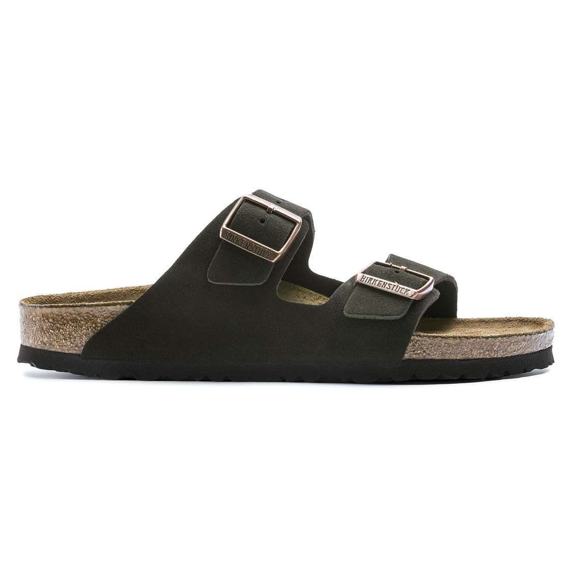 Yellow Birkenstock Arizona Soft Footbed Suede Leather Men's Two Strap Sandals | n2DcNv8ZLeo