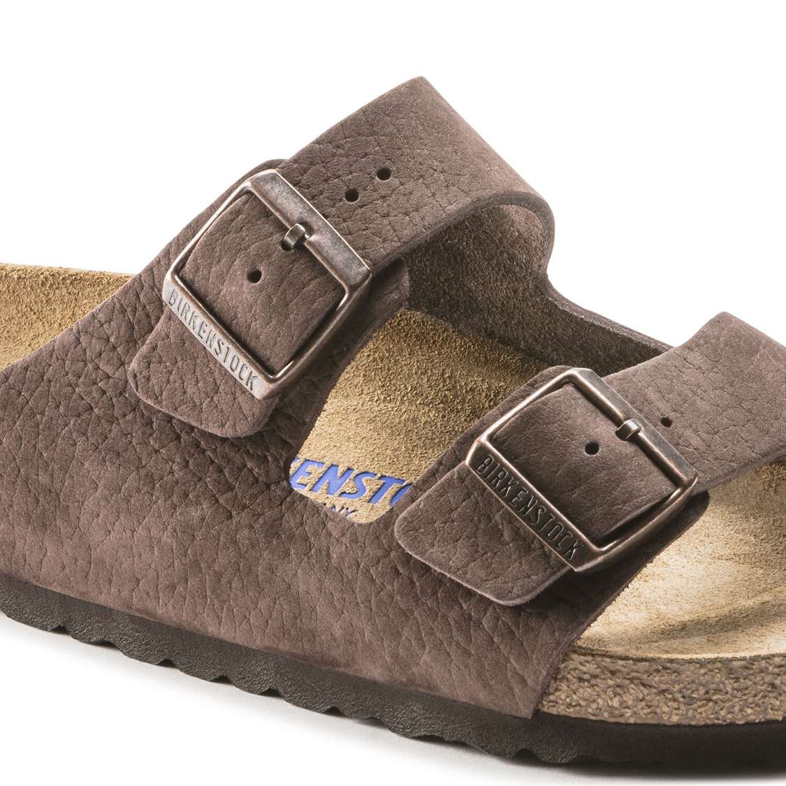 Yellow Birkenstock Arizona Soft Footbed Nubuck Leather Men's Two Strap Sandals | sXuuZgQlQqc