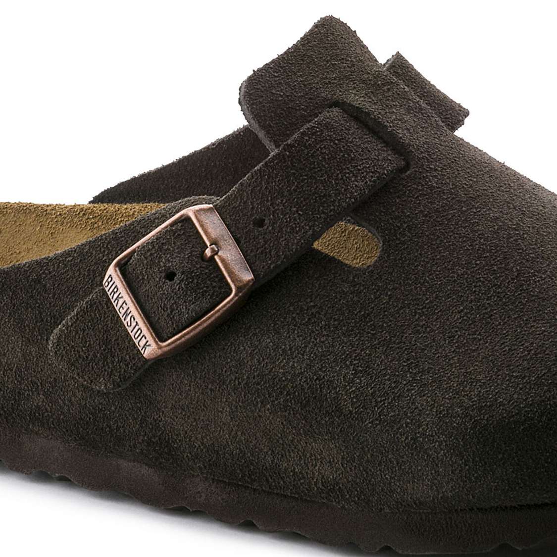 Yellow Birkenstock Boston Soft Footbed Suede Leather Men's Clogs | yr1rPnIJpr6