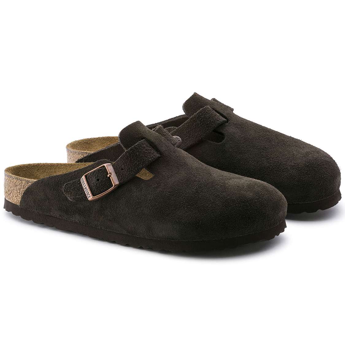 Yellow Birkenstock Boston Suede Leather Men's Clogs | qItNK4oAFrx