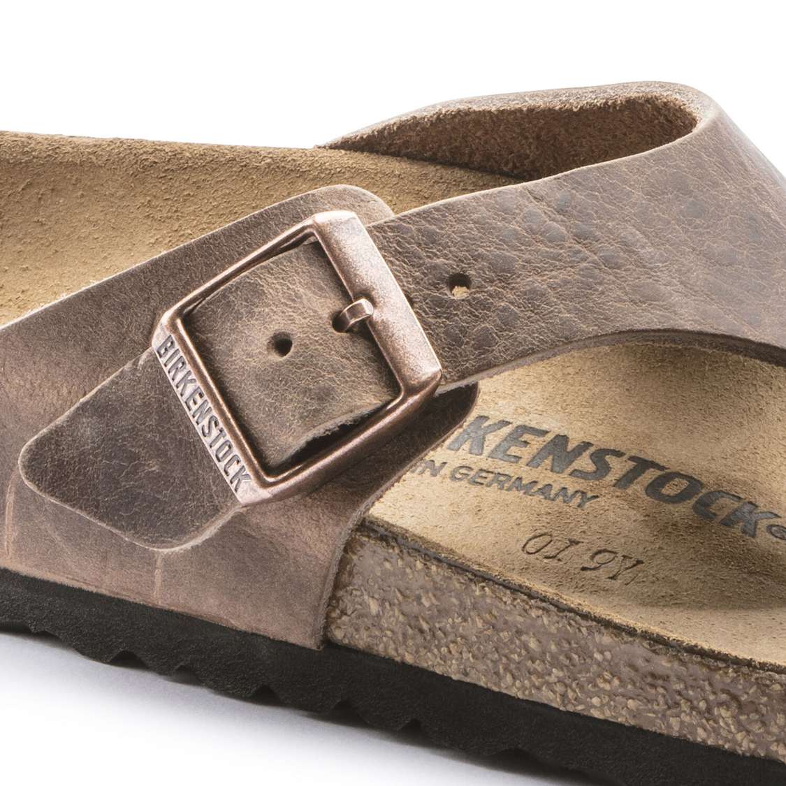 Yellow Birkenstock Como Nubuck Leather Men's One Strap Sandals | Cnqgw8POjrC