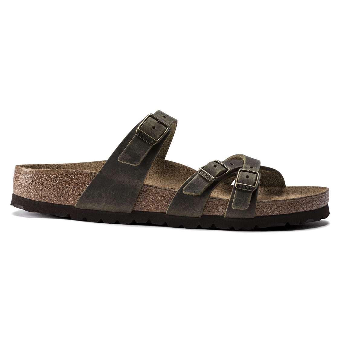 Yellow Birkenstock Franca Oiled Leather Women's Multi Strap Sandals | wEevoT5DRFw