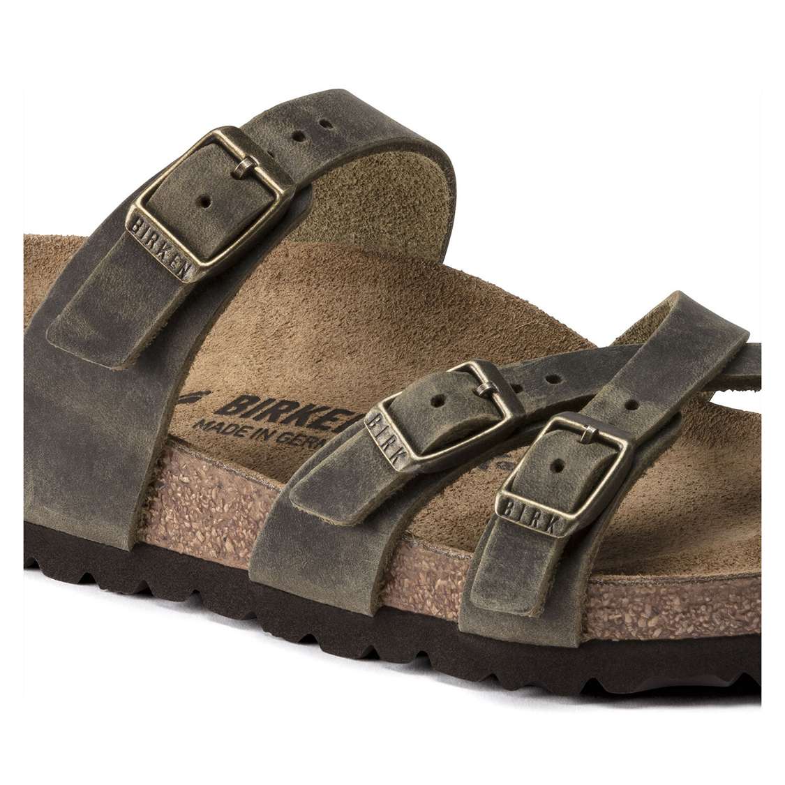 Yellow Birkenstock Franca Oiled Leather Women's Multi Strap Sandals | wEevoT5DRFw