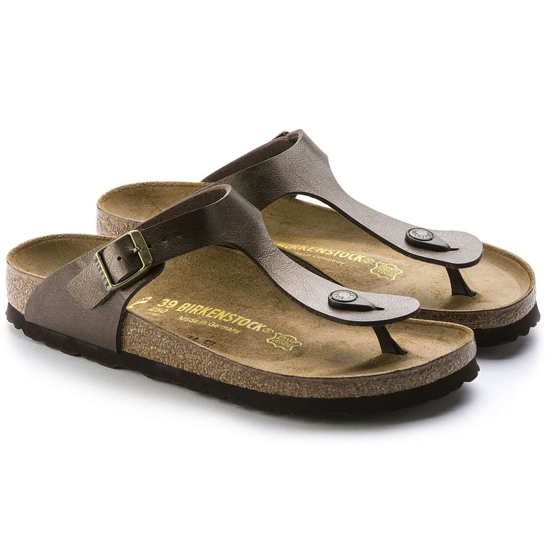 Yellow Birkenstock Gizeh Birko-Flor Women's Thong | Plyio339zCO