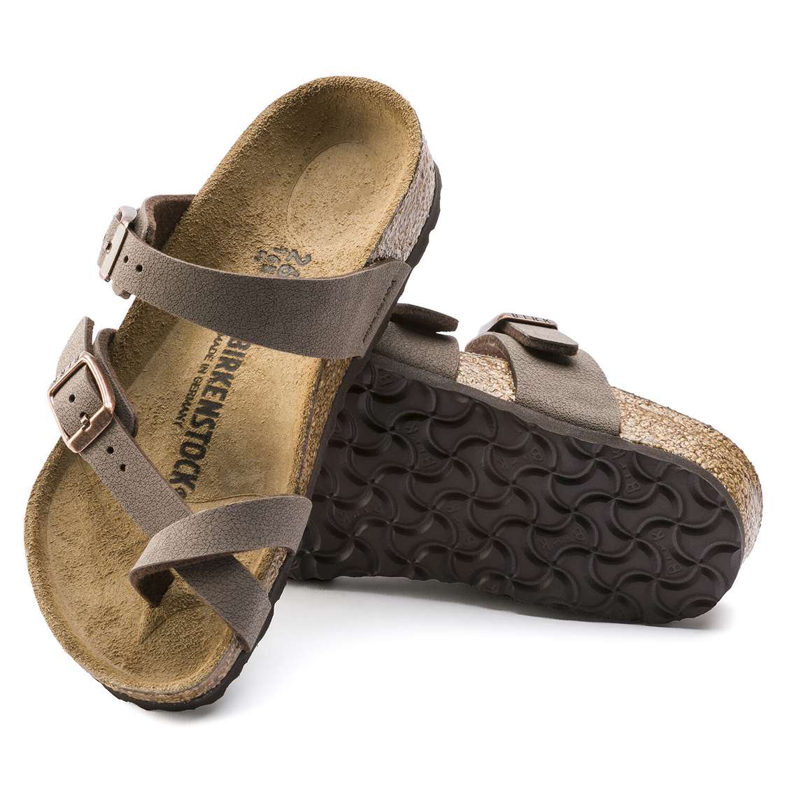 Yellow Birkenstock Mayari Birkibuc Kids' Girls Sandals | LvHeIrIWE5v