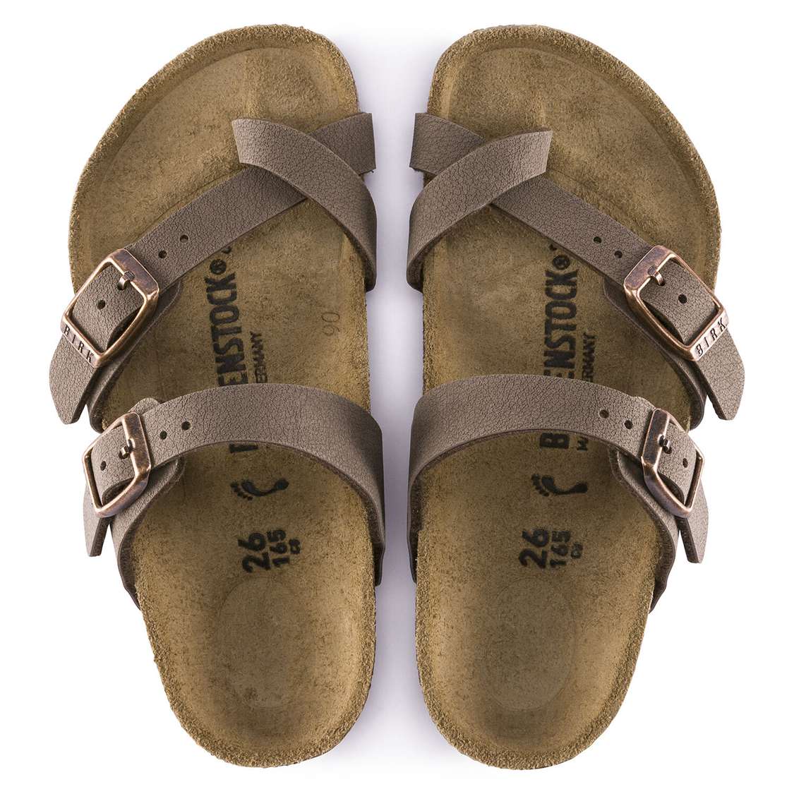 Yellow Birkenstock Mayari Birkibuc Kids' Girls Sandals | LvHeIrIWE5v