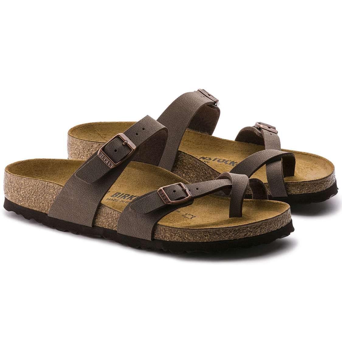 Yellow Birkenstock Mayari Birkibuc Men's Two Strap Sandals | Wfsnz9VI66f