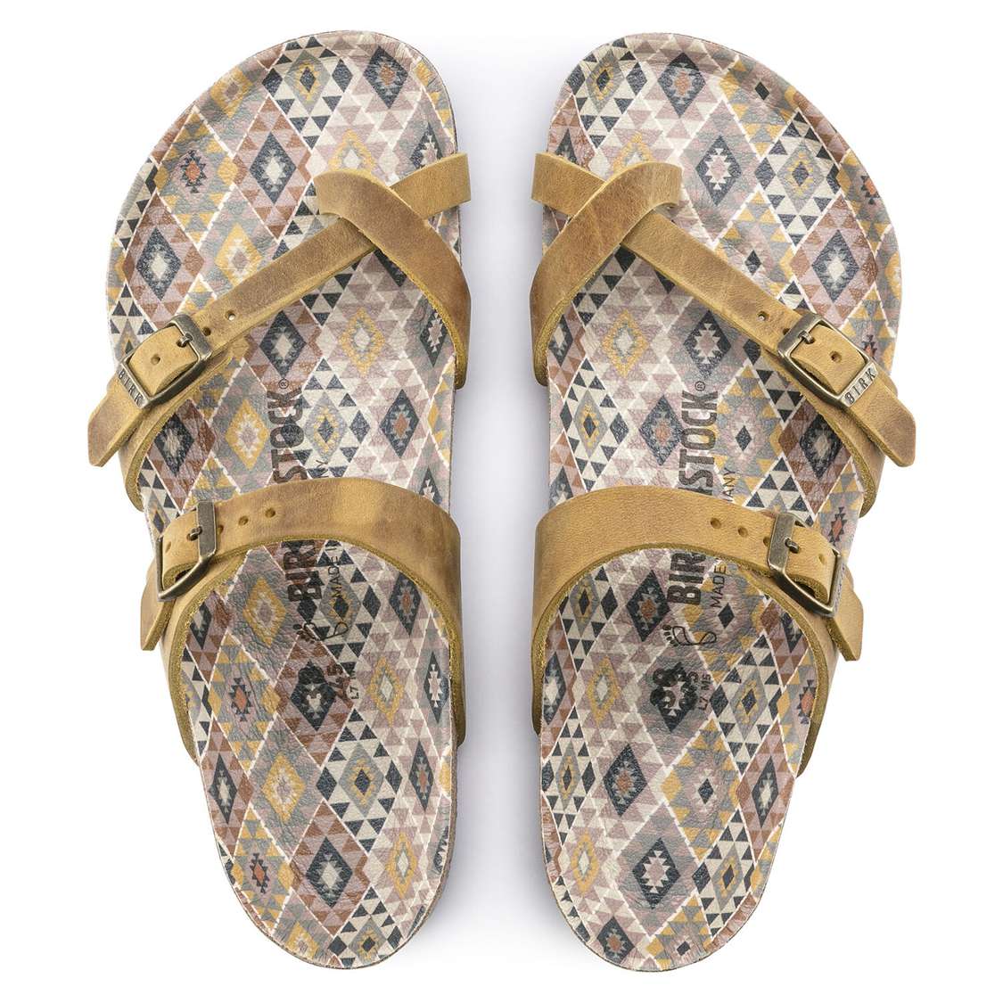 Yellow Birkenstock Mayari Oiled Leather Women's Multi Strap Sandals | ik6kAwzUgCl