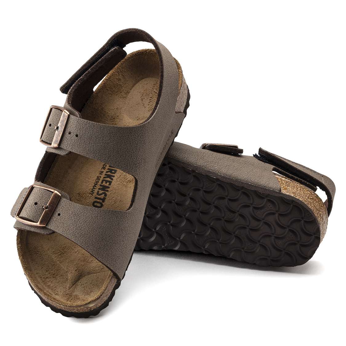 Yellow Birkenstock Milano HL Birkibuc Kids' Boys Sandals | HNarSWZgOvx