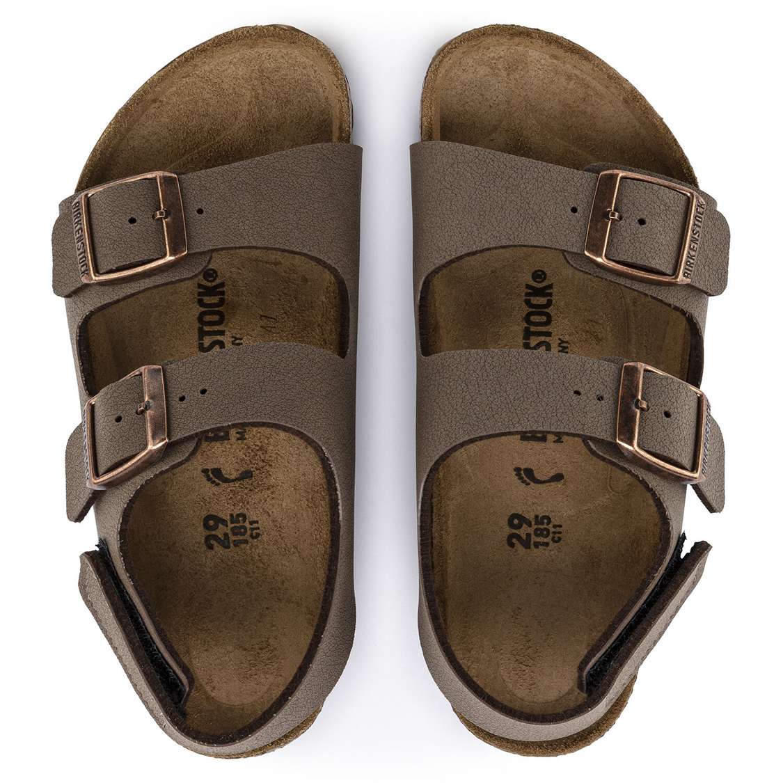 Yellow Birkenstock Milano HL Birkibuc Kids' Boys Sandals | HNarSWZgOvx