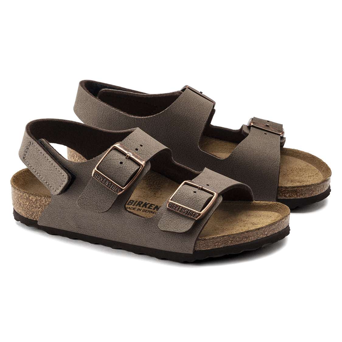 Yellow Birkenstock Milano HL Birkibuc Kids' Boys Sandals | HNarSWZgOvx