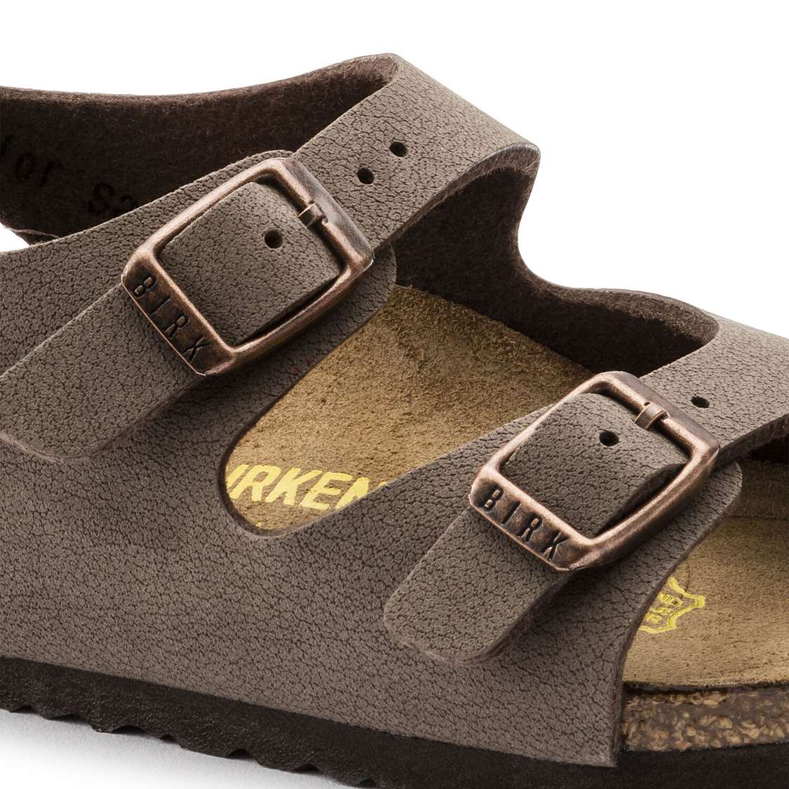 Yellow Birkenstock Roma Birkibuc Kids' Boys Sandals | HqKTbZk2Yep