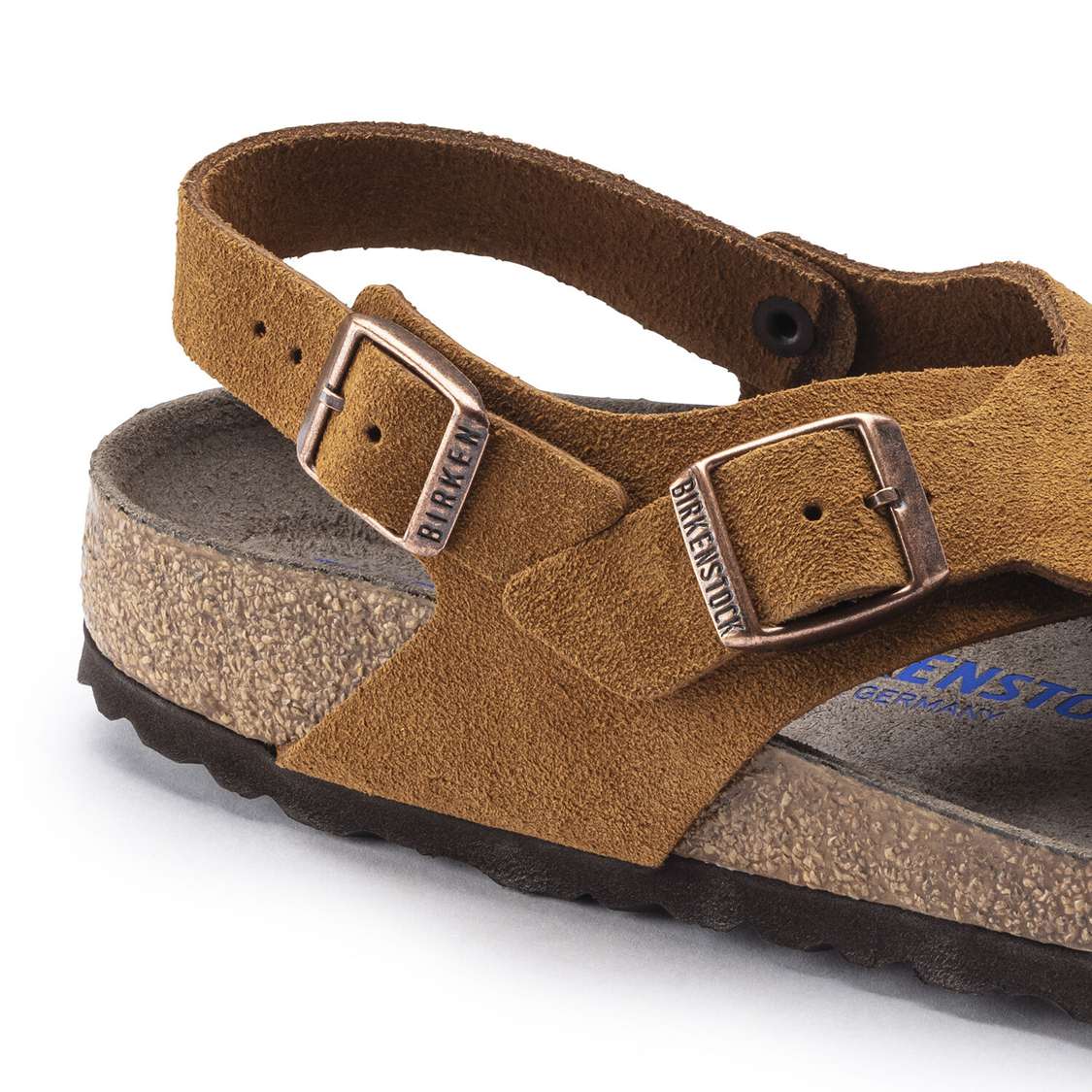 Yellow Birkenstock Tulum Suede Leather Women's Two Strap Sandals | tJQsWAoFOwD