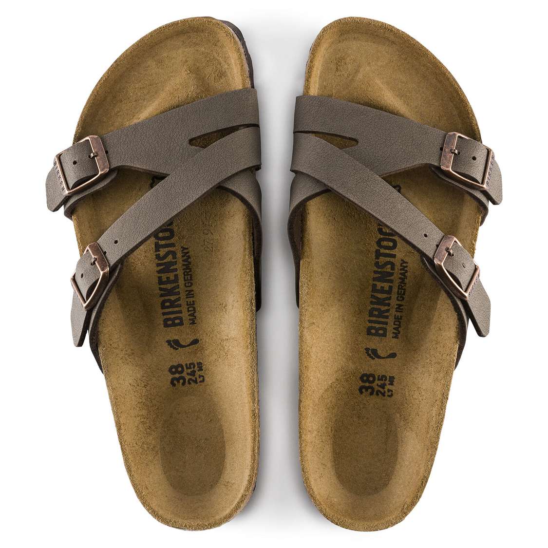 Yellow Birkenstock Yao Birkibuc Women's Two Strap Sandals | 646K7HYMVSK