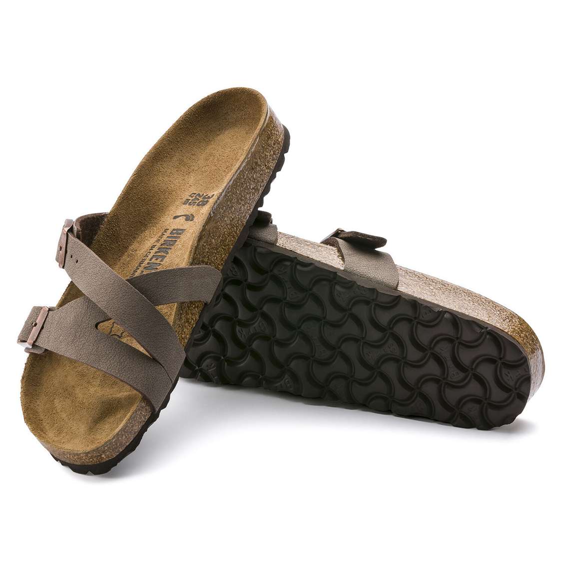 Yellow Birkenstock Yao Birkibuc Women's Two Strap Sandals | XfgyOMk7kmx