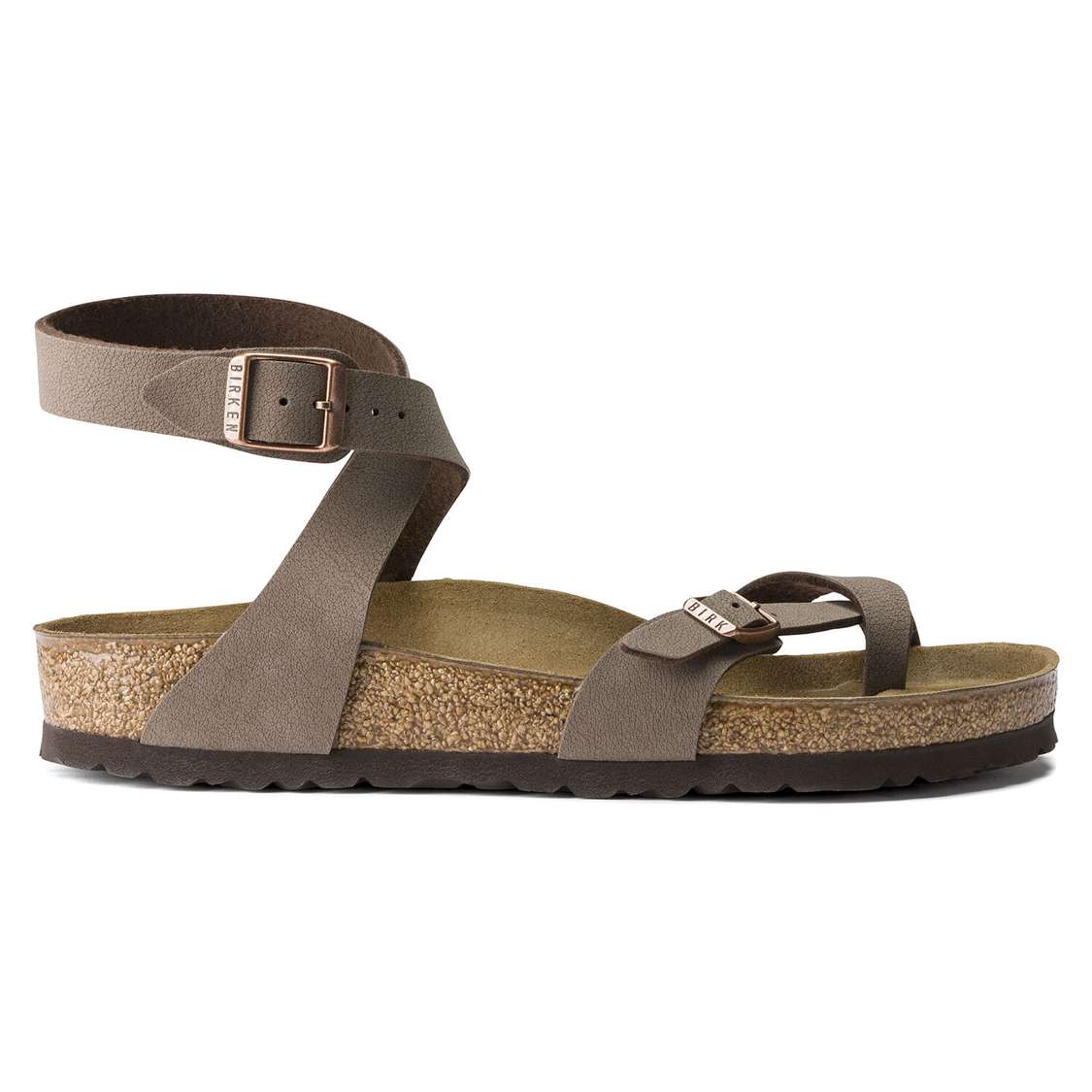 Yellow Birkenstock Yara Birkibuc Women's Ankle Strap Sandals | onBwhvu8Tsg