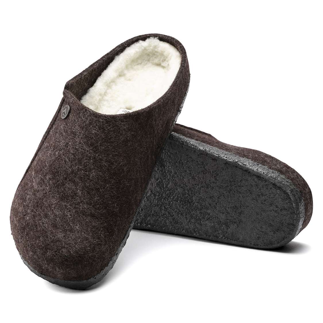 Yellow Birkenstock Zermatt Wool Felt Men's Clogs | cOX5A5zAnRP